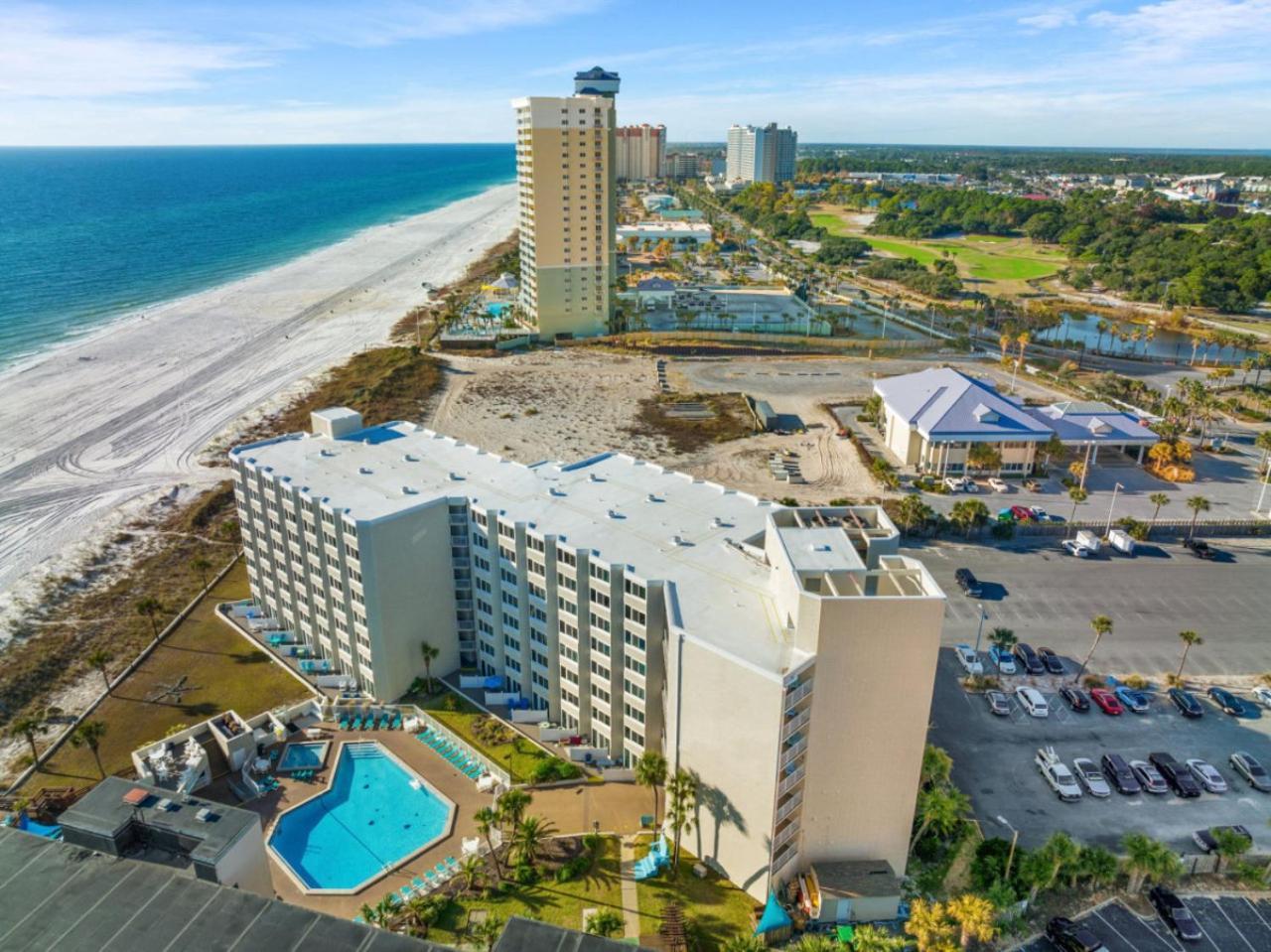Seas The Day - Top Of The Gulf 320 - Beach Front Resort - Free Beach Chair Service Панама Сити Бийч Екстериор снимка